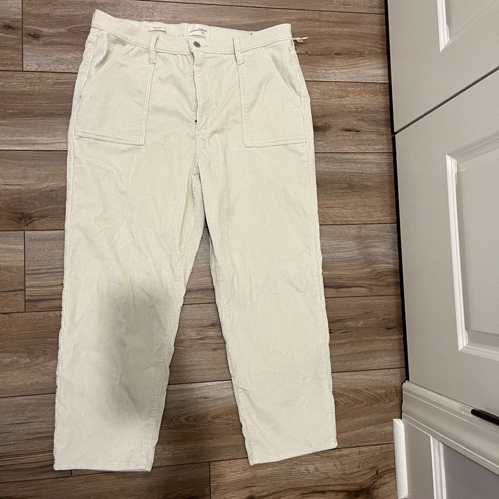 Wide Leg Corduroy Pants